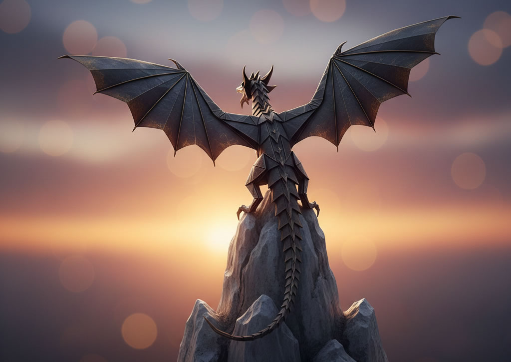 Featured Origami Dragon